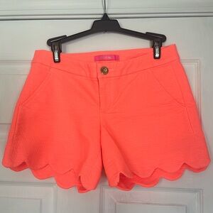 Lilly Pulitzer Buttercup Stretch Short Tangelo Size 0
